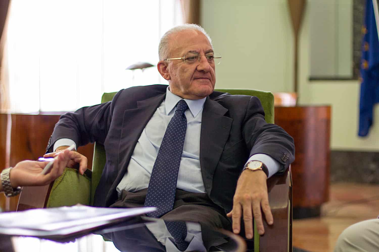 Per De Luca il parco nell'area Macrico "s'adda fà"