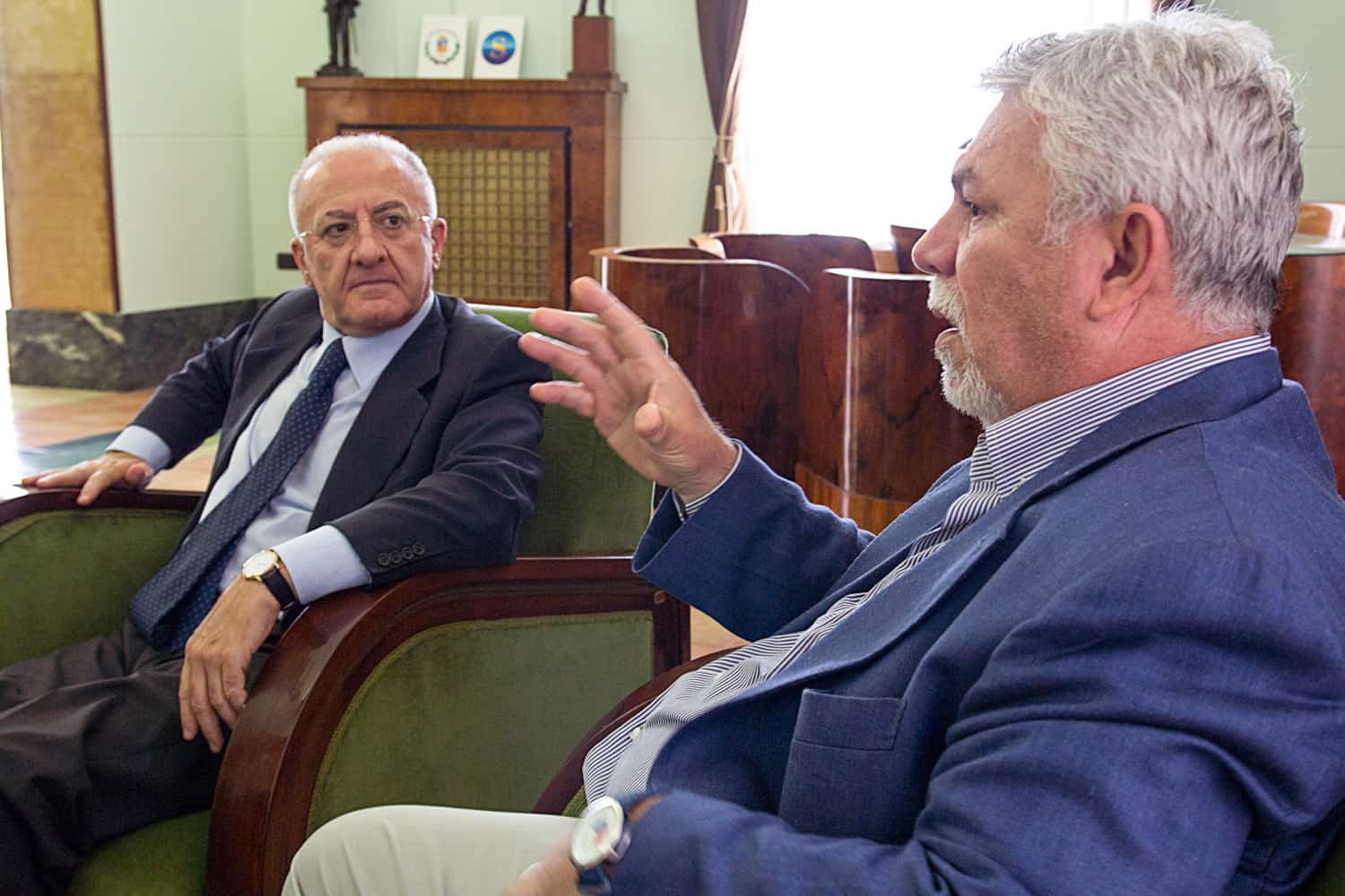 Vincenzo De Luca e Tommaso Morlando