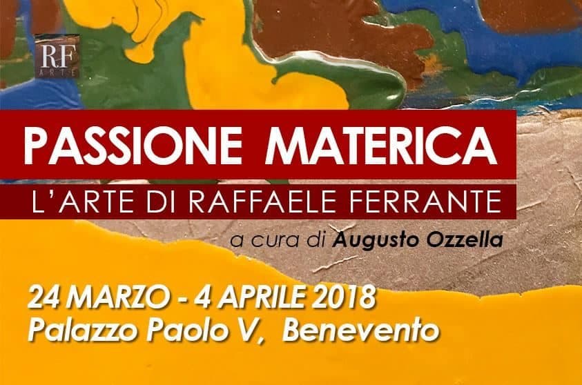 Da "I Ditelo Voi" a "Passione materica": a Benevento una mostra di Raffaele Ferrante