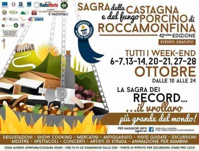 Roccamonfina: la sagra da Guinness World Records