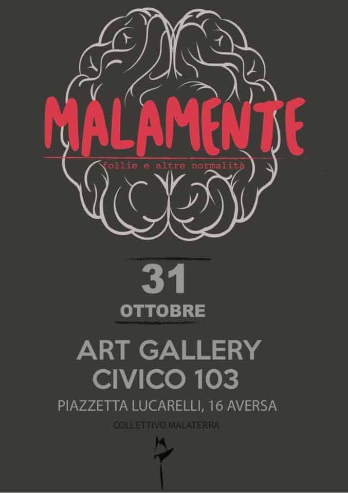 Aversa, al Civico 103 un Halloween di cultura con "Malamente"