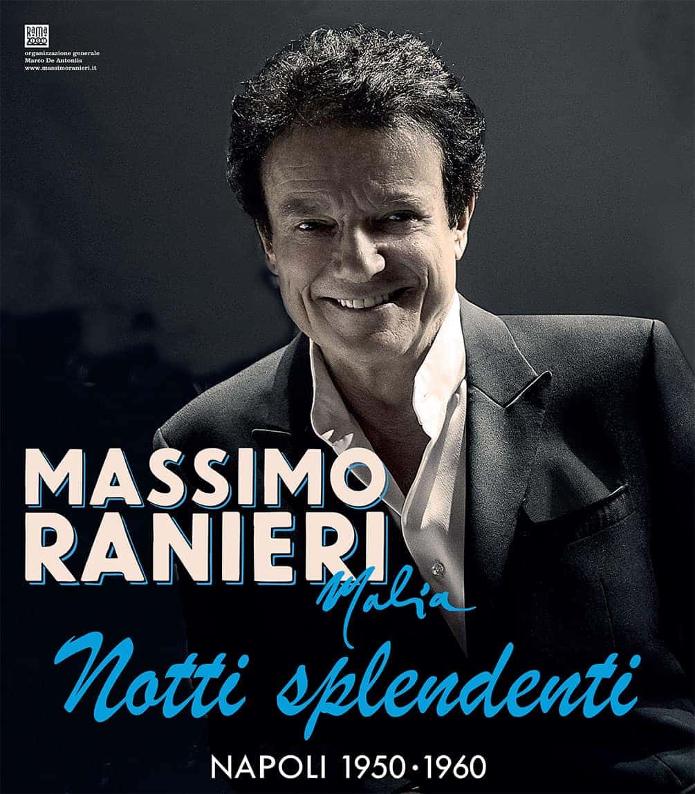 Massimo Ranieri: all'Augusteo “Malìa, notti splendenti. Napoli 1950-1960”