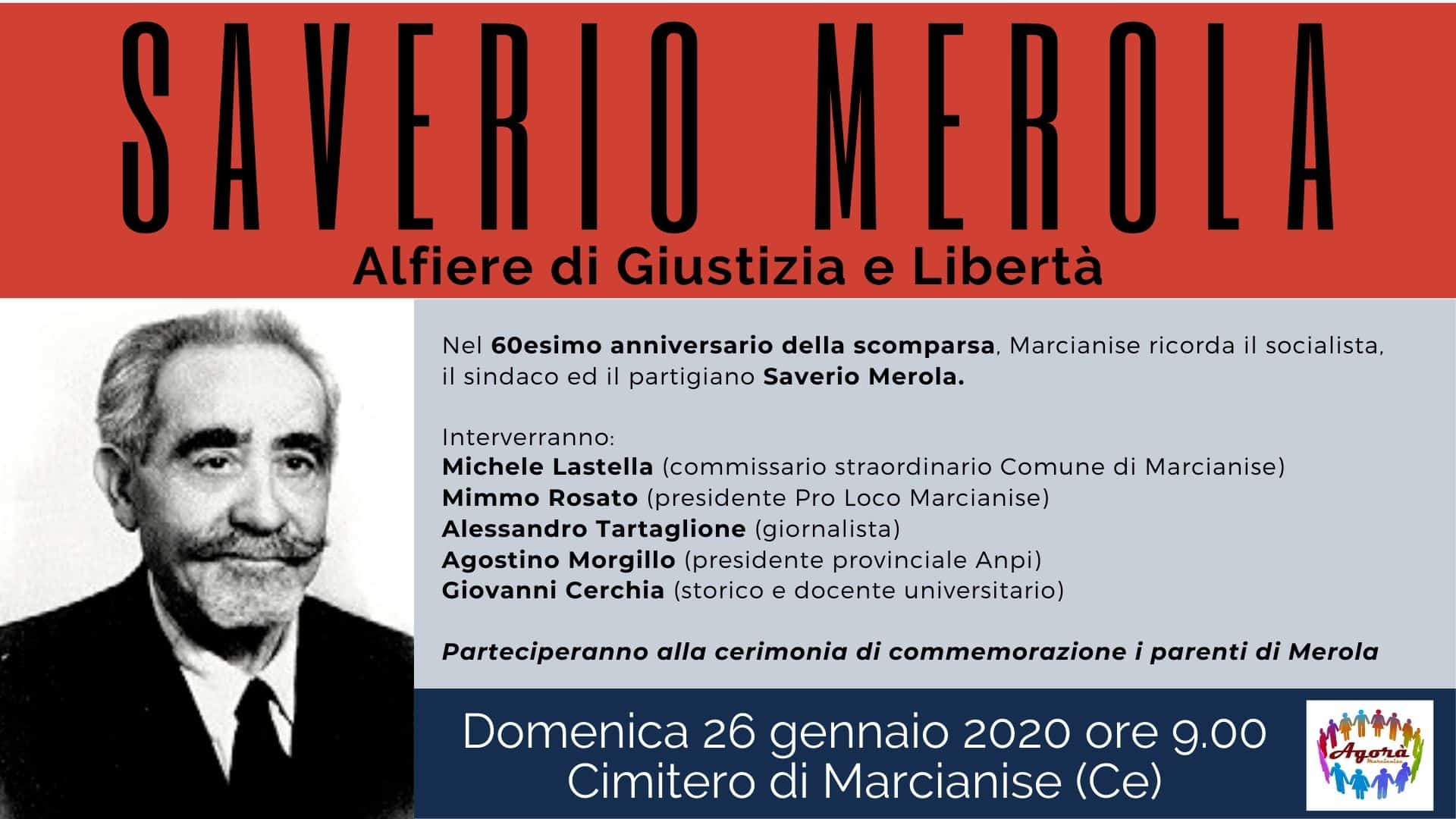 Saverio Merola, 60esimo anniversario della scomparsa