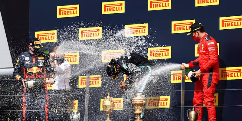 GP Silverstone: Hamilton vince col brivido, Leclerc sul podio