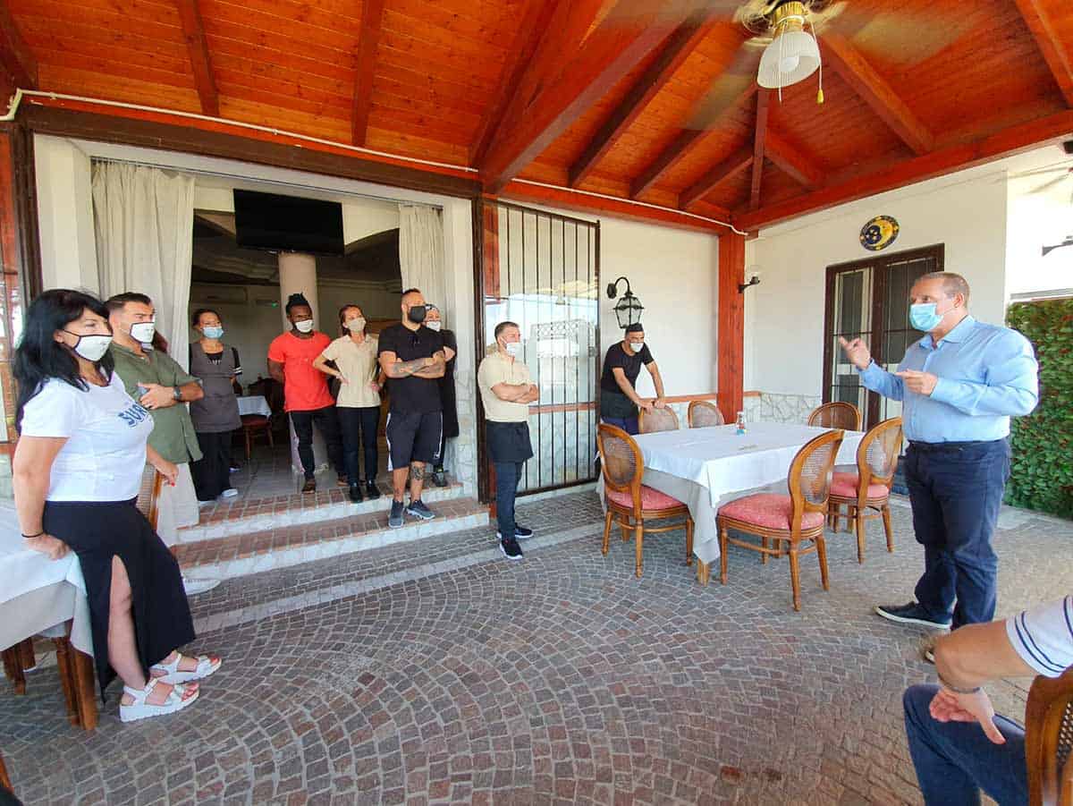 Geo Nocchetti all'hotel Joy: "Bisogna investire con coraggio"