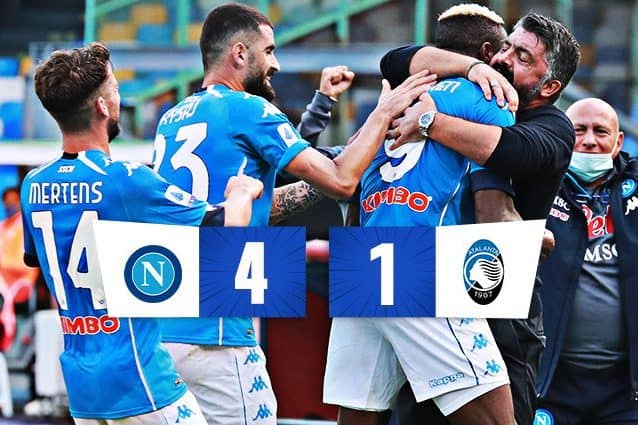 Napoli - Atalanta: vince il calcio giocato