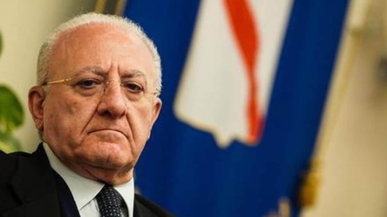 Campania, De Luca proroga misure fino al 14 Novembre