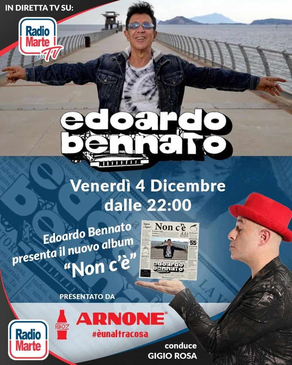 Edoardo Bennato presenta il suo nuovo disco su Radio Marte