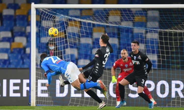 Coppa Italia: il Napoli batte l'Empoli e accede ai quarti di finale