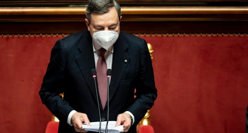 Fiducia al governo Draghi. Mercoledì si vota