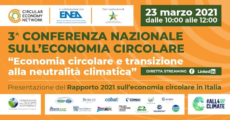 Conferenza Nazionale sull’Economia Circolare: intervento del Ministro Cingolani