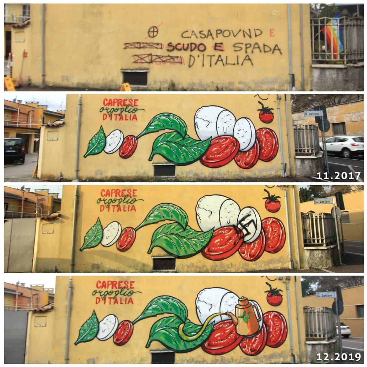 La street art antifascista di Cibo
