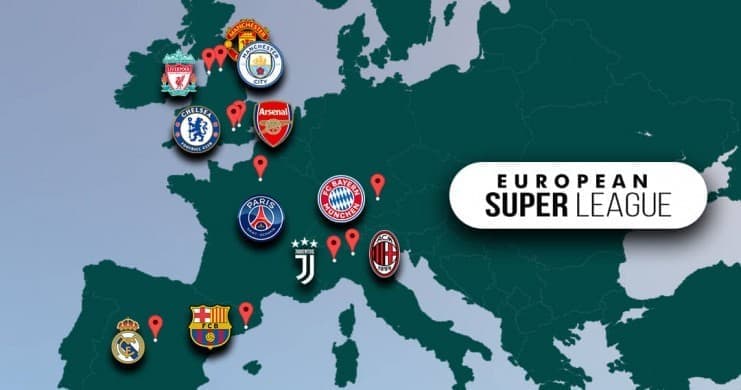 Il separatismo nel calcio, nasce la Superlega