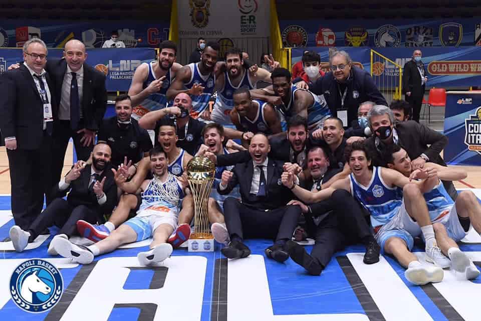 Napoli Basket, vinta la Coppa Italia di Serie A2