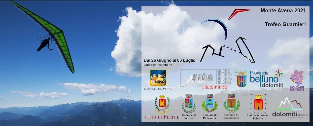 Trofeo Guarnieri 2021, al via il Campionato Italiano di volo in deltaplano