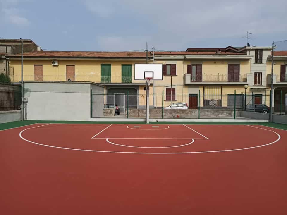 Marcianise, riqualificato il playground della D'Annunzio