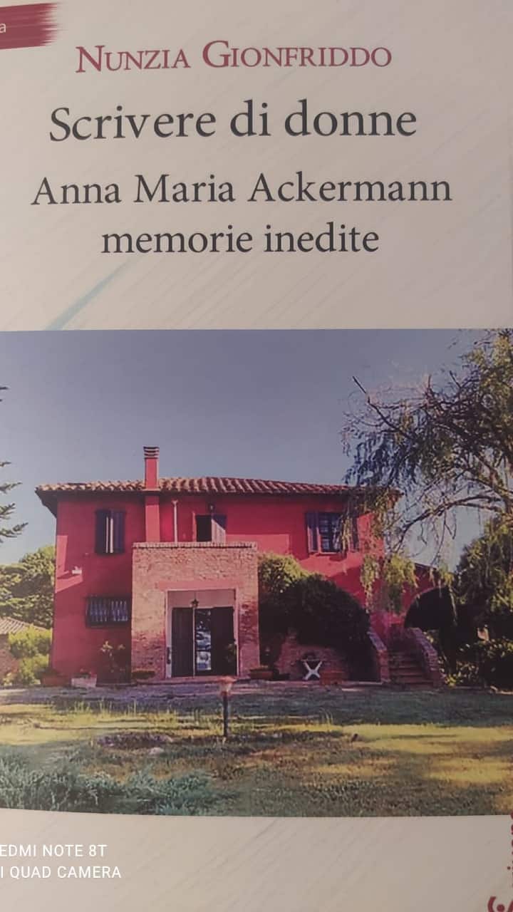 "Scrivere di donne - Anna Maria Ackermann memorie inedite" al Diana