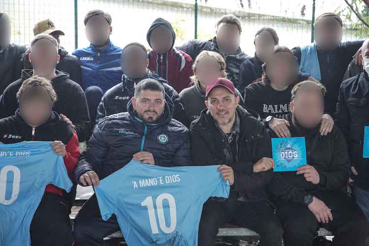 I Foja e Diego Armando Maradona Jr. insieme per i ragazzi di Nisida