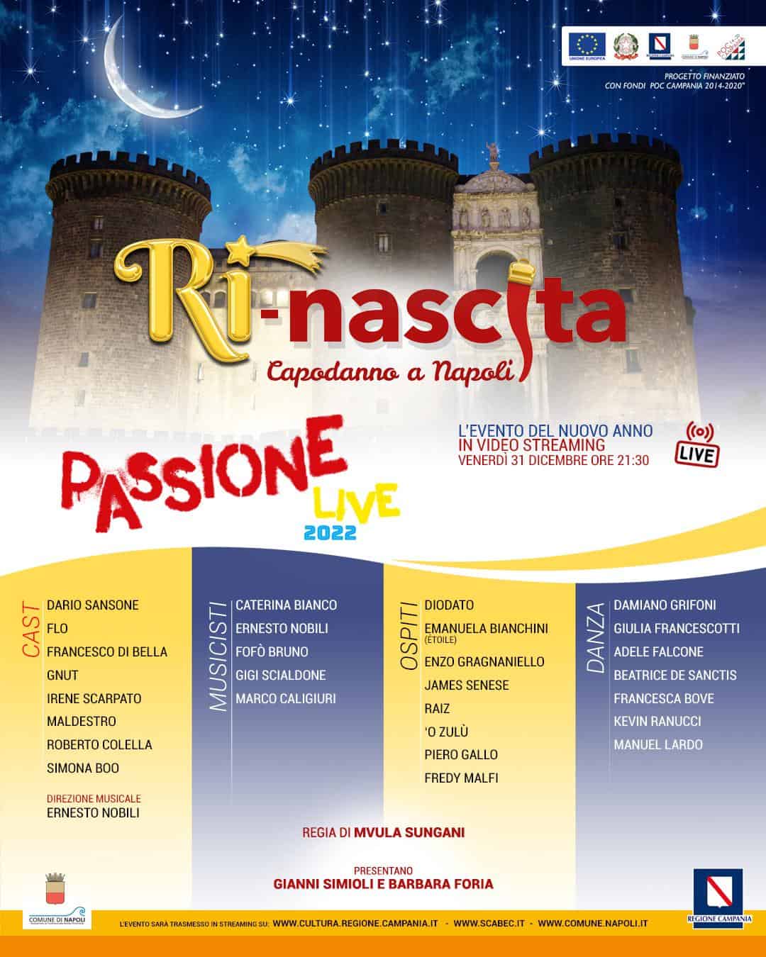 Napoli, Maschio Angioino: per Capodanno presentata la kermesse "Passione live"