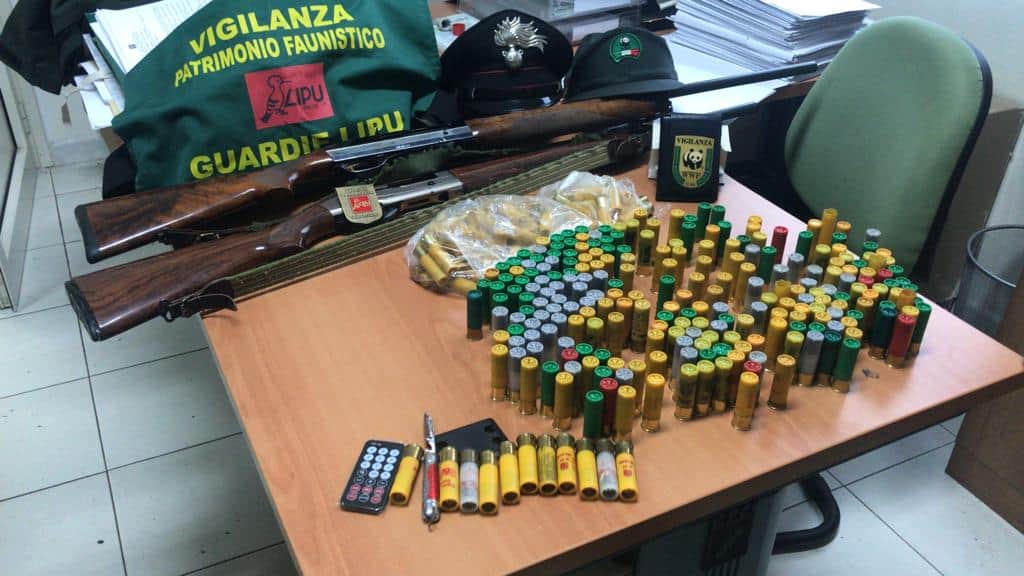 Lotta al bracconaggio, vasta operazione tra Napoli e Caserta