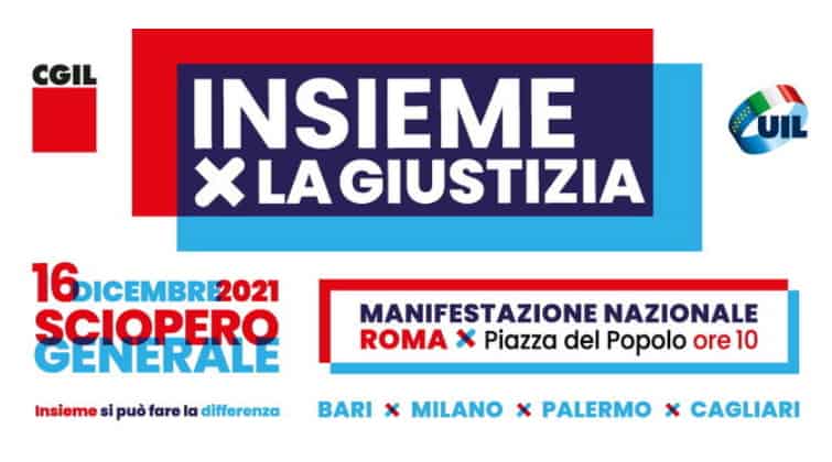 Cgil e Uil in sciopero: le manifestazioni in cinque città italiane