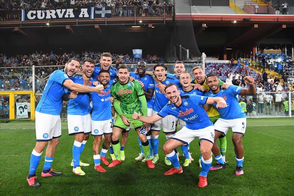 Napoli-Samp: le formazioni ufficiali e come arrivano gli azzurri al match
