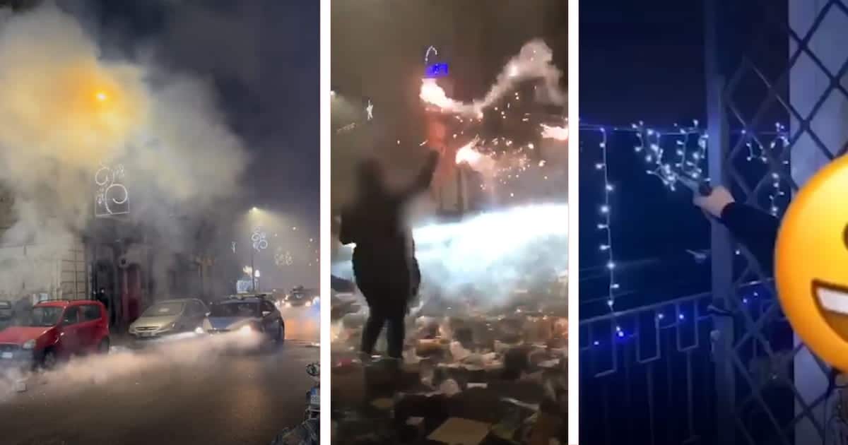 Capodanno, il bilancio napoletano: aumento dei botti, pistolettate e sfida alle istituzioni