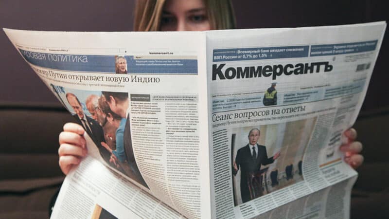 Mosca ai "suoi" media: "No a guerra ed invasione". Un pugno duro alla libertà di stampa