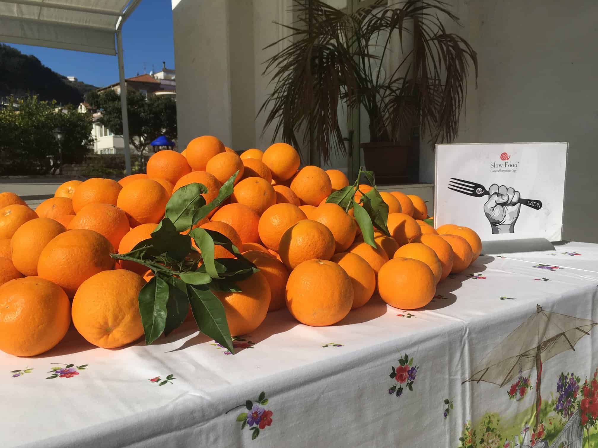 L'arancia sorrentina tra "spremuta day" e Master Class di pasticceria