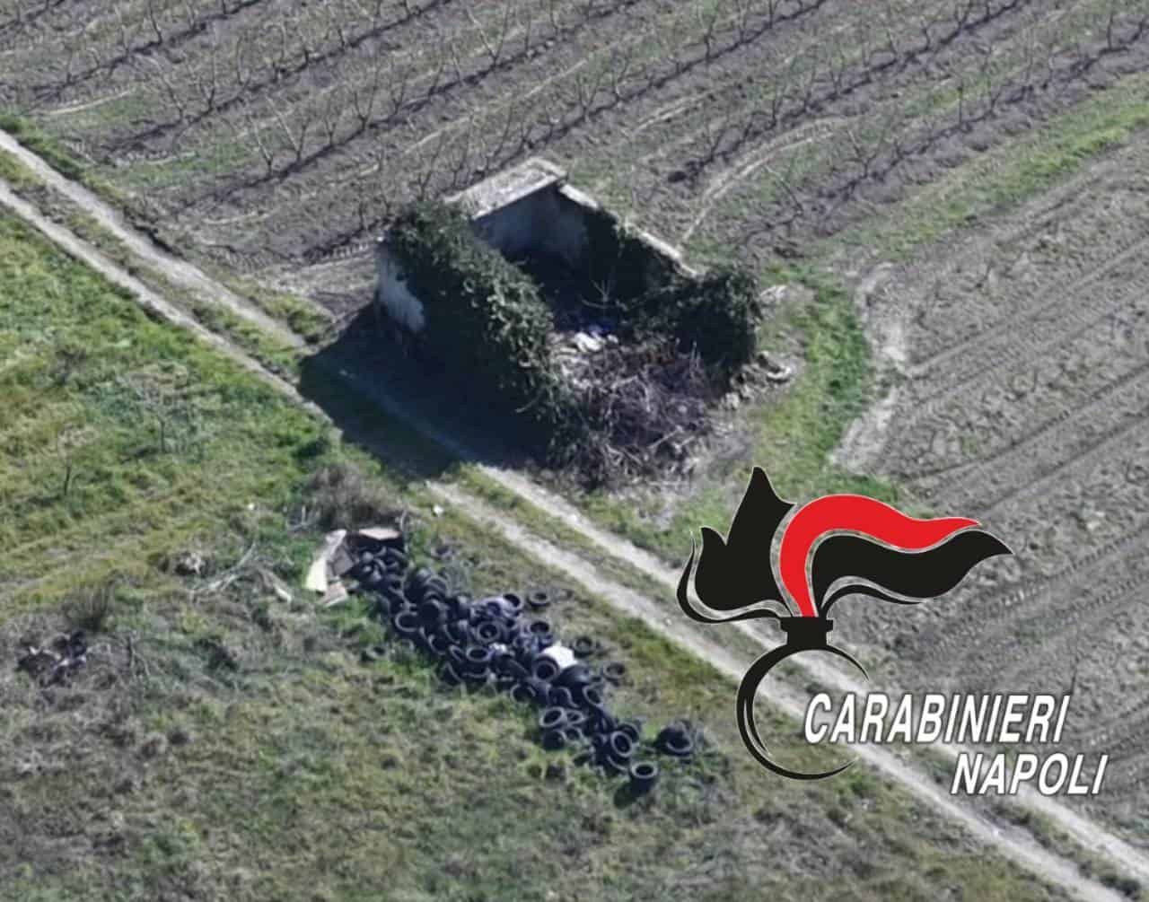 Giugliano: scoperti 6 siti illeciti di rifiuti, denunciate due persone