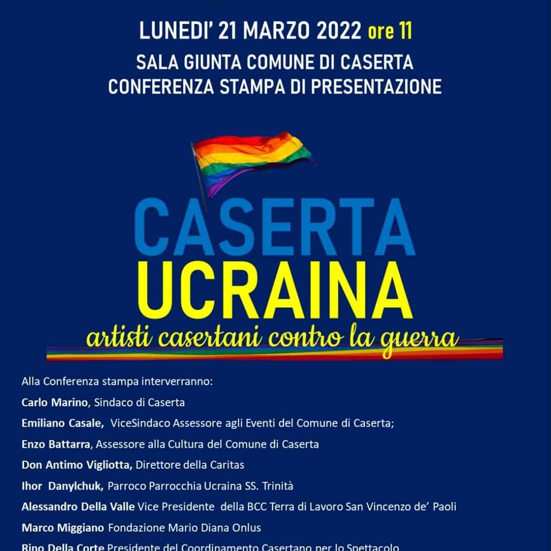 Artisti casertani per l'Ucraina, l'evento al Teatro Comunale Parravano