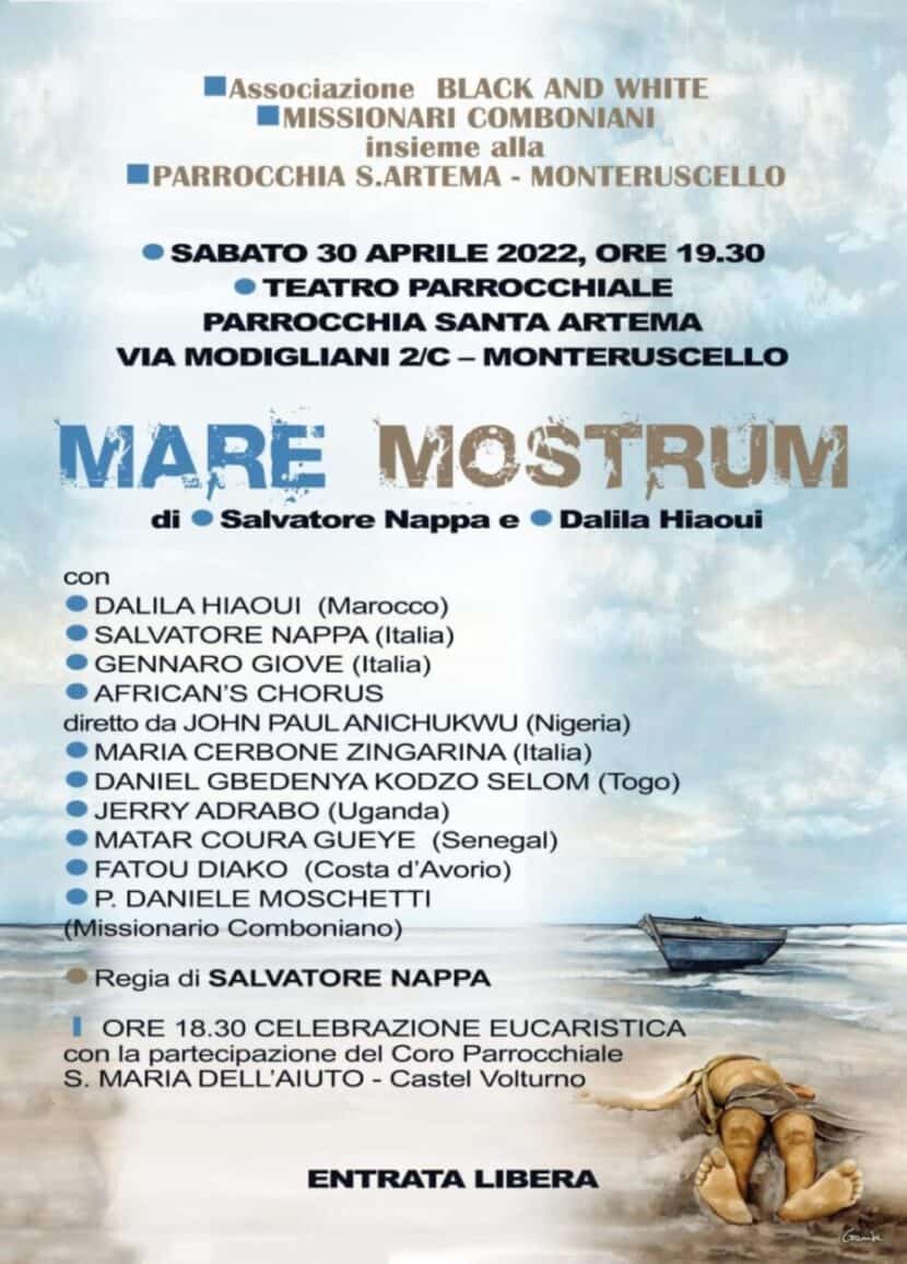 Sabato 30 aprile "Mare Mostrum" in scena a Monteruscello