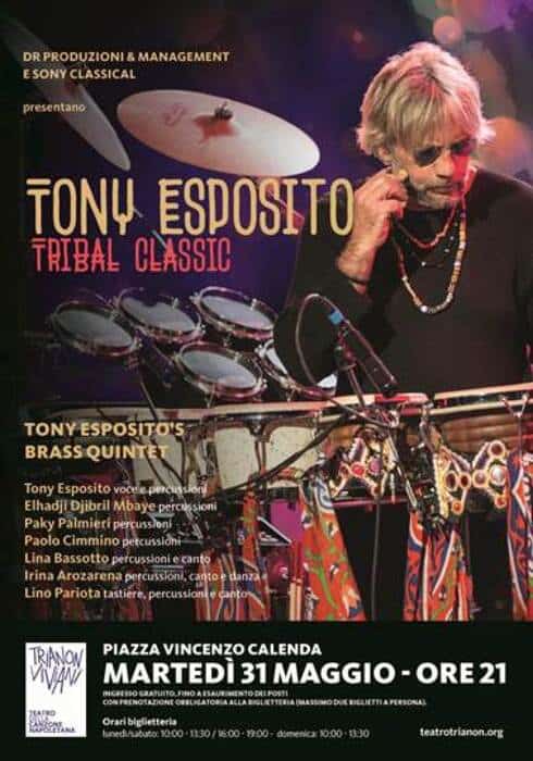 Napoli, concerto gratuito di Tony Esposito a Forcella