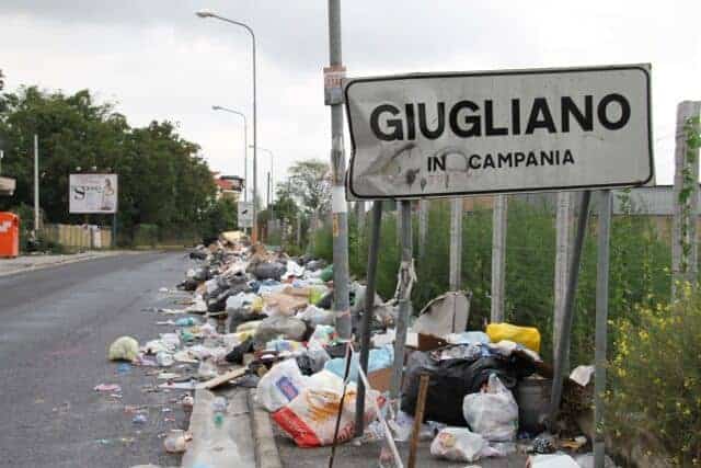 Giugliano: trovato l'uomo che sversava illecitamente rifiuti nelle campagne