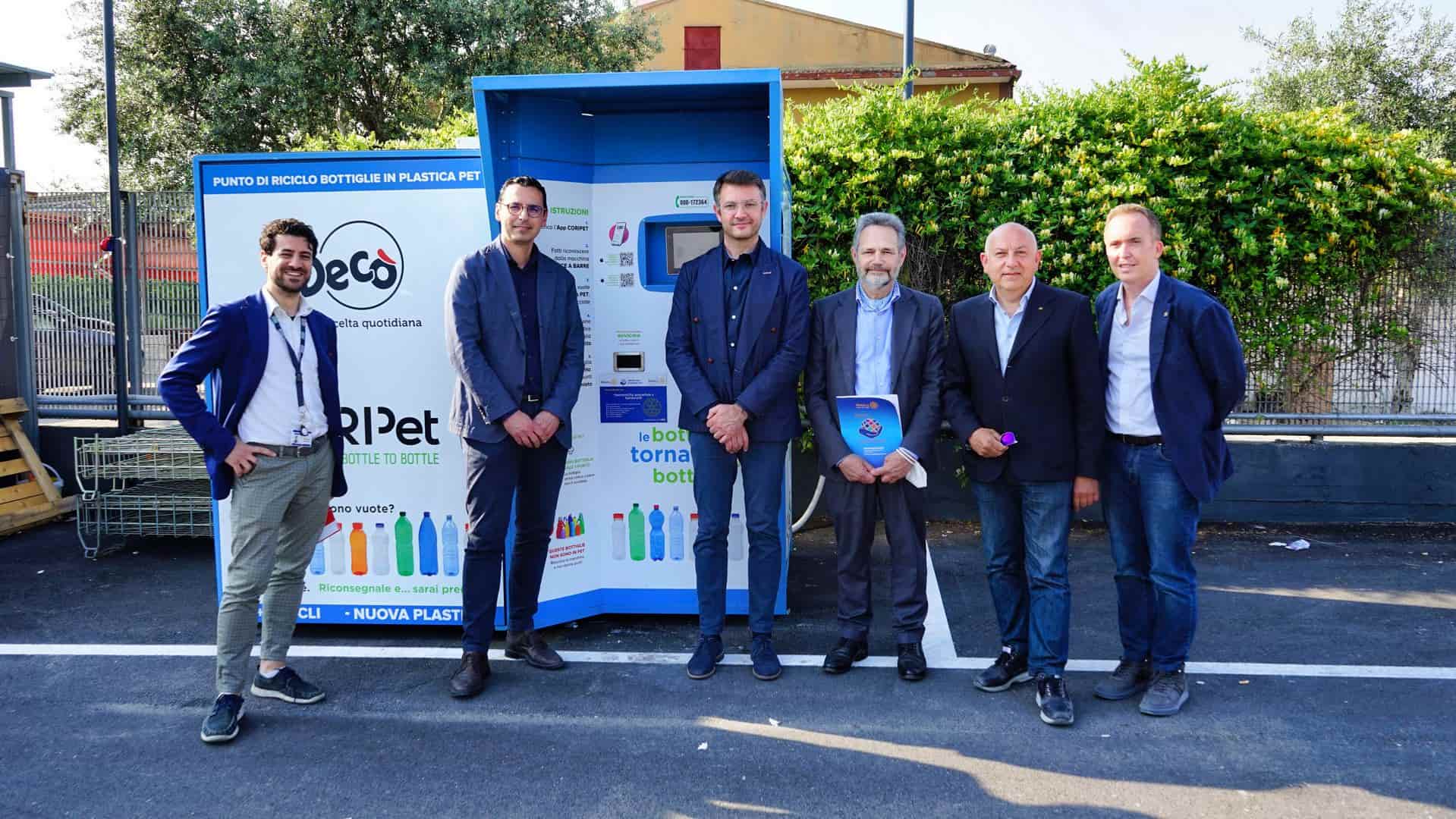 Sostenibilità Ambientale: al via il progetto Rotary-Decò per il riciclo del PET