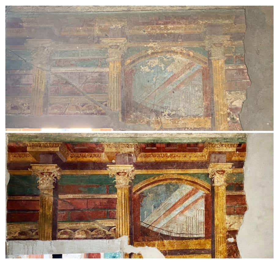 Parco archeologico di Pompei, tornano casa e cavallo di Cerere