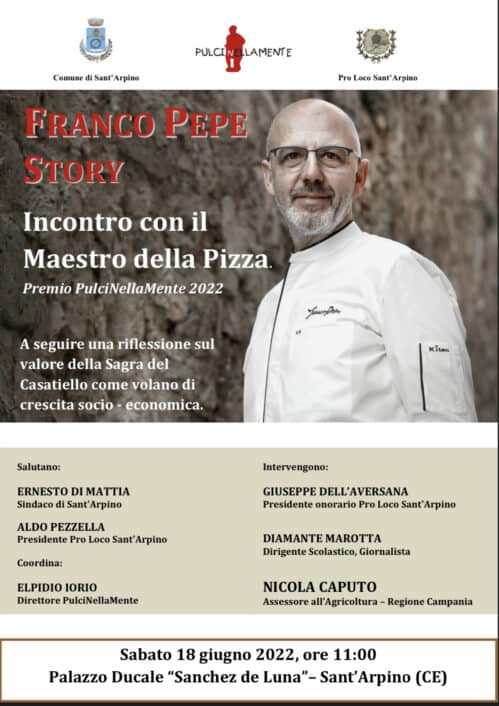 Al Maestro della Pizza Franco Pepe il Premio PulciNellaMente 2022