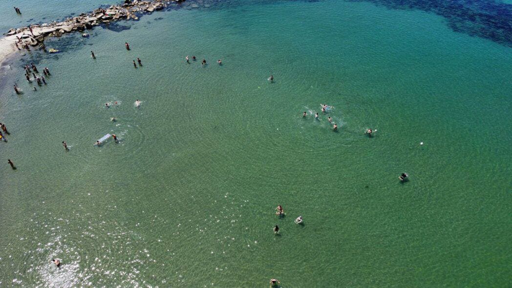 Il mare è splendido a Castel Volturno
