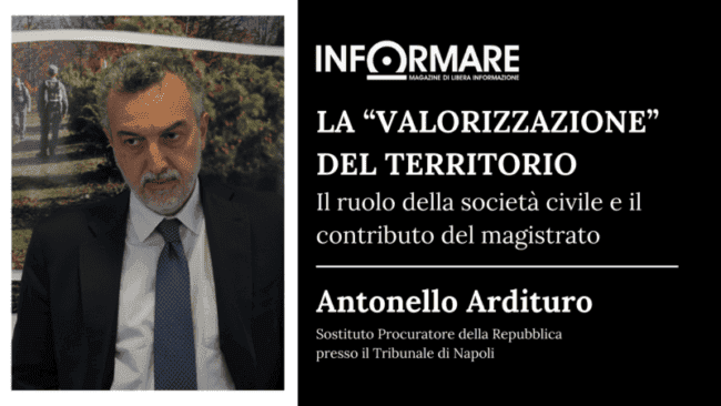 SPECIALE. Il magistrato e la società civile: l'intervento del Procuratore Antonello Ardituro