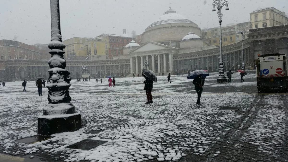 Sferzata artica in Campania: cosa ci aspetta
