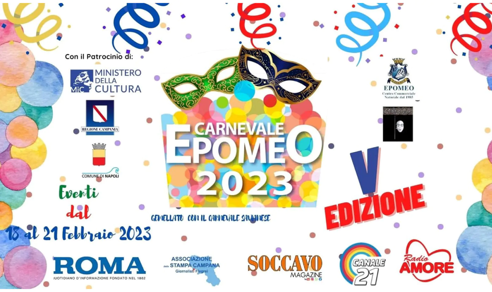 A Napoli arriva il Carnevale Epomeo
