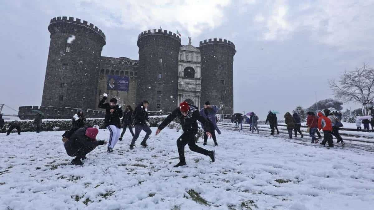 Maltempo Campania, arriva la seconda ondata di freddo del 2023