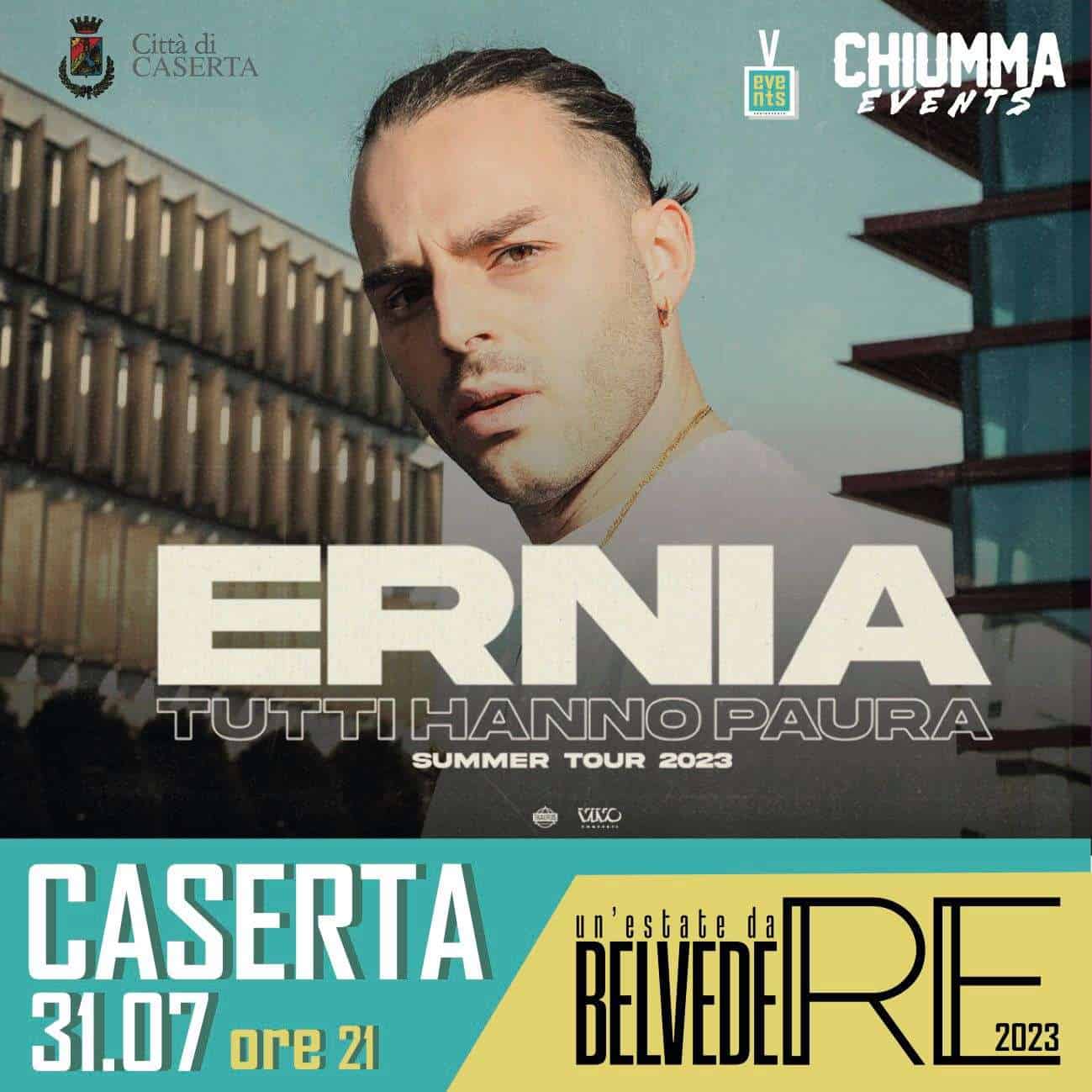 Ernia annuncia un esclusivo concerto in Campania