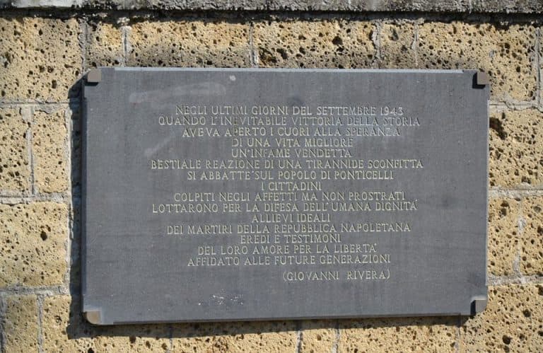 Le Quattro giornate ebbero inizio a Ponticelli