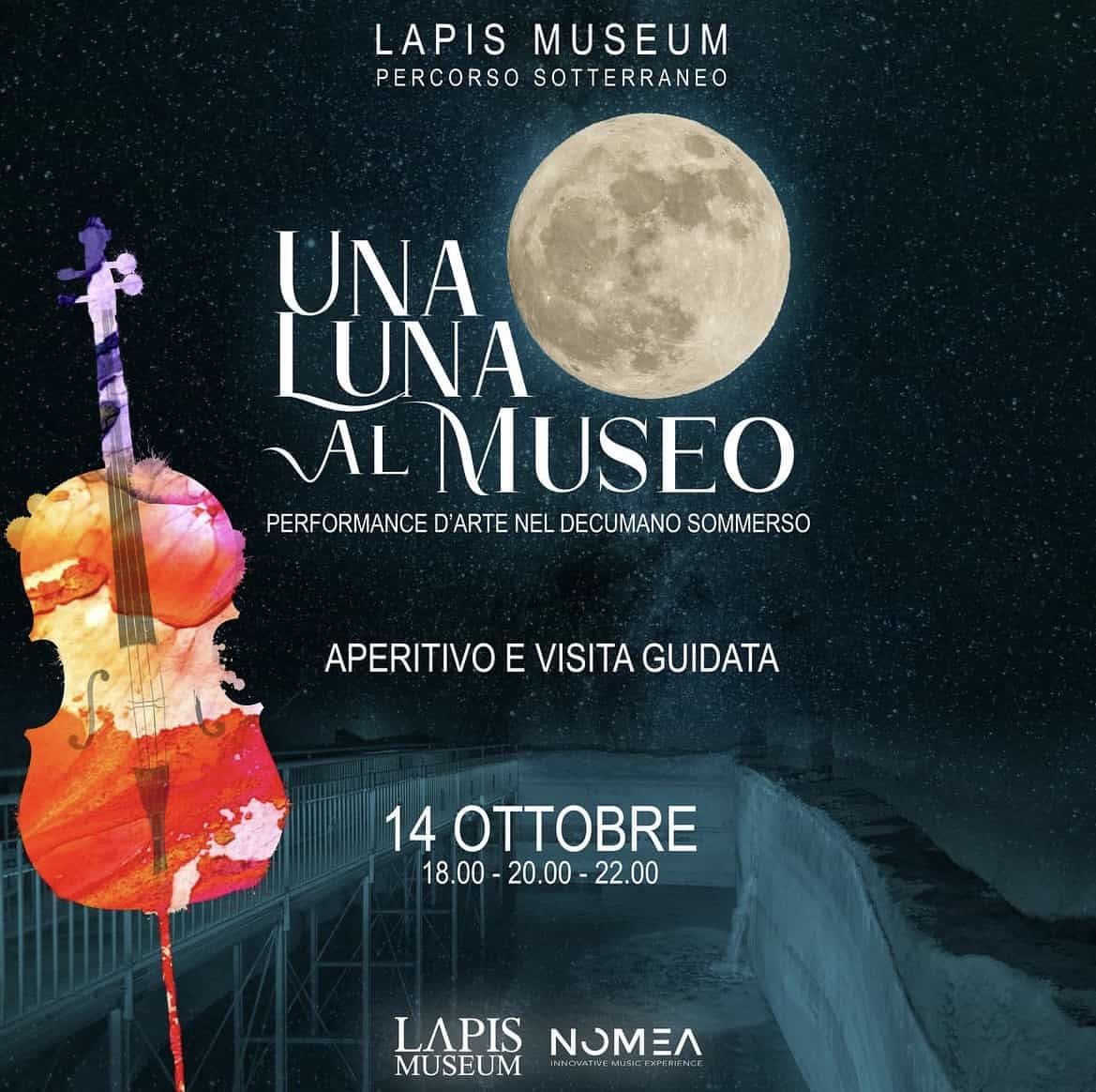 Performance d’arte nel Lapis Museum: una Luna al Museo