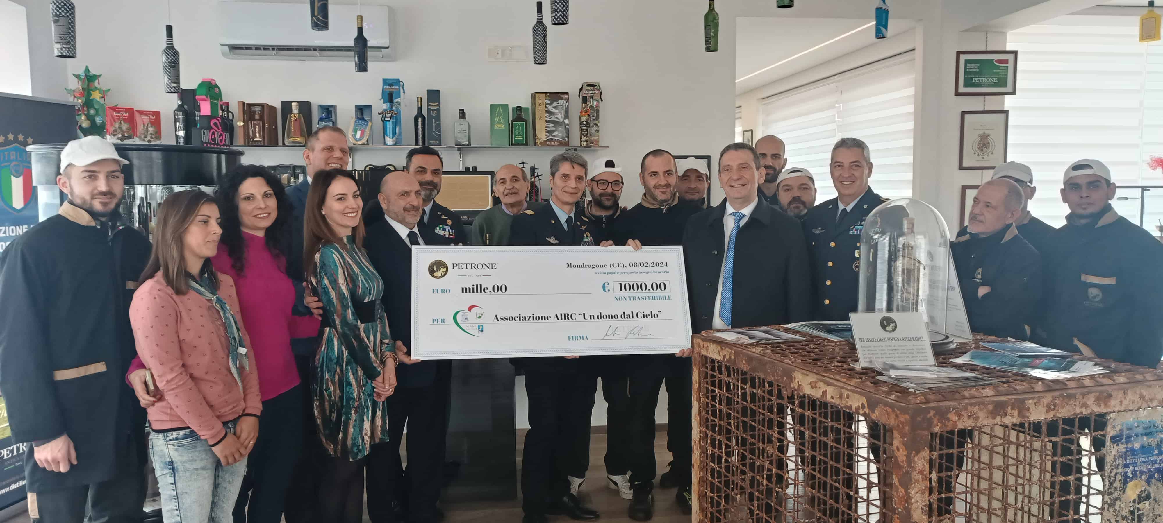 Antica Distilleria Petrone, il contributo per la ricerca sul cancro