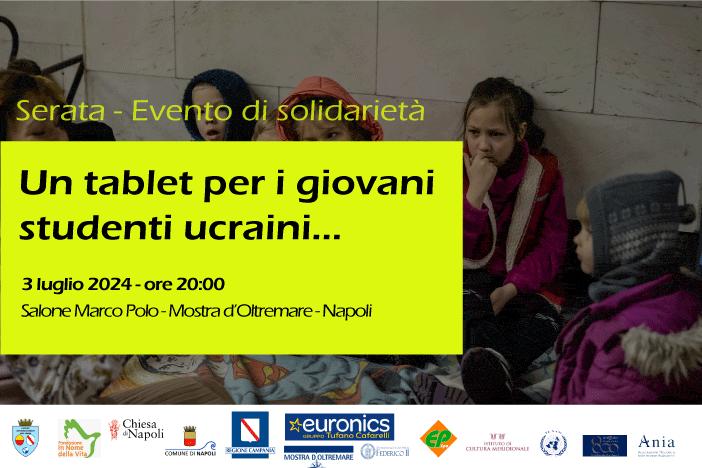 Un tablet per i giovani studenti ucraini