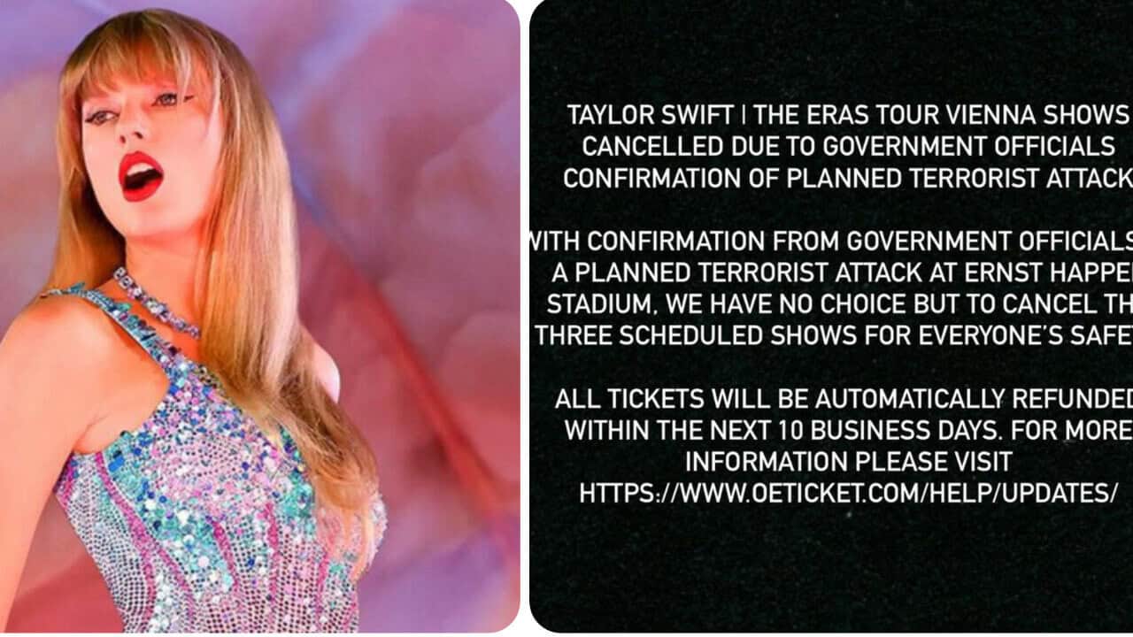Concerto di Taylor Swift a Vienna infranto dal rischio attentato