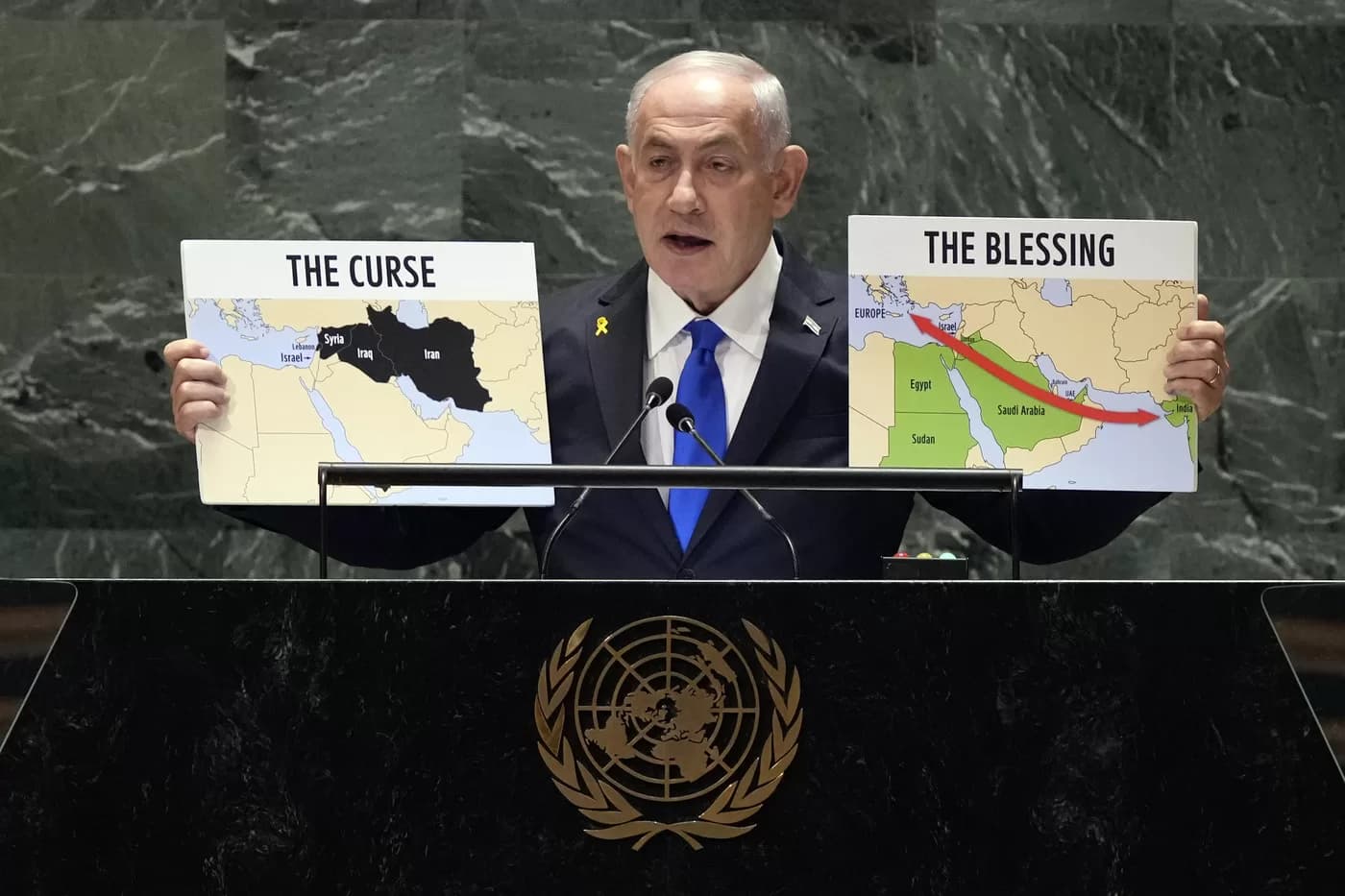 Netanyahu ordina di bombardare il Libano dall'Onu