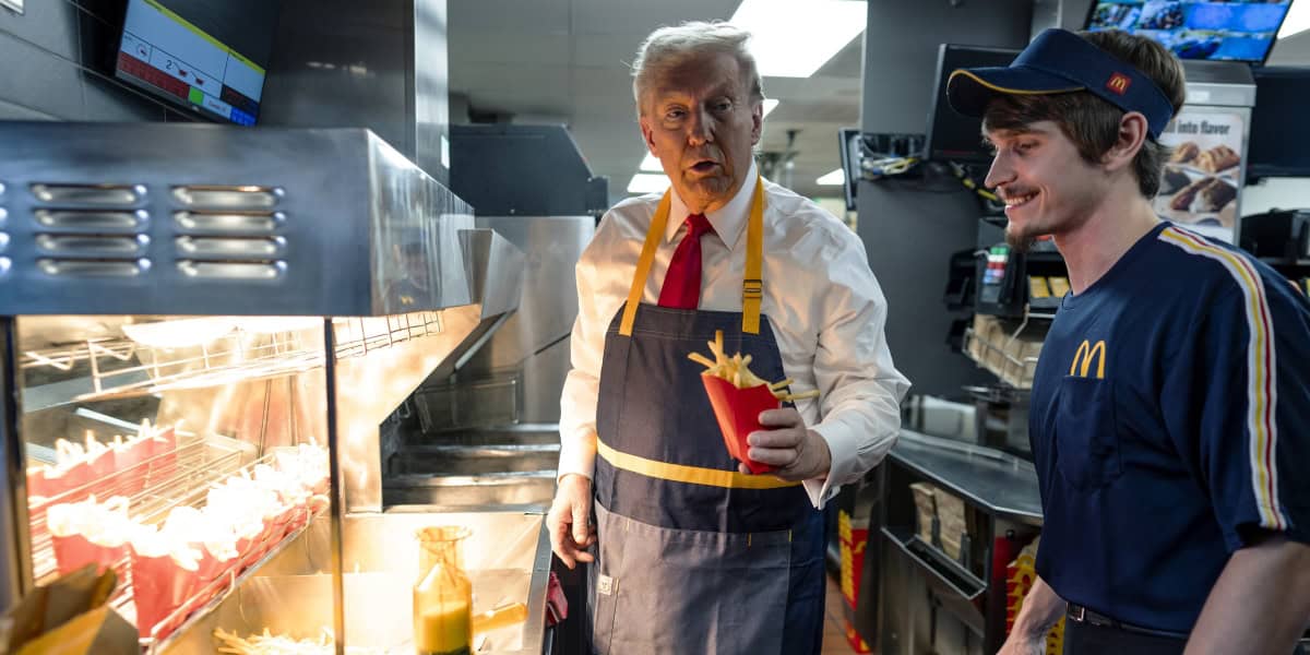 Campagna elettorale Trump, fra McDonald’s e lotterie